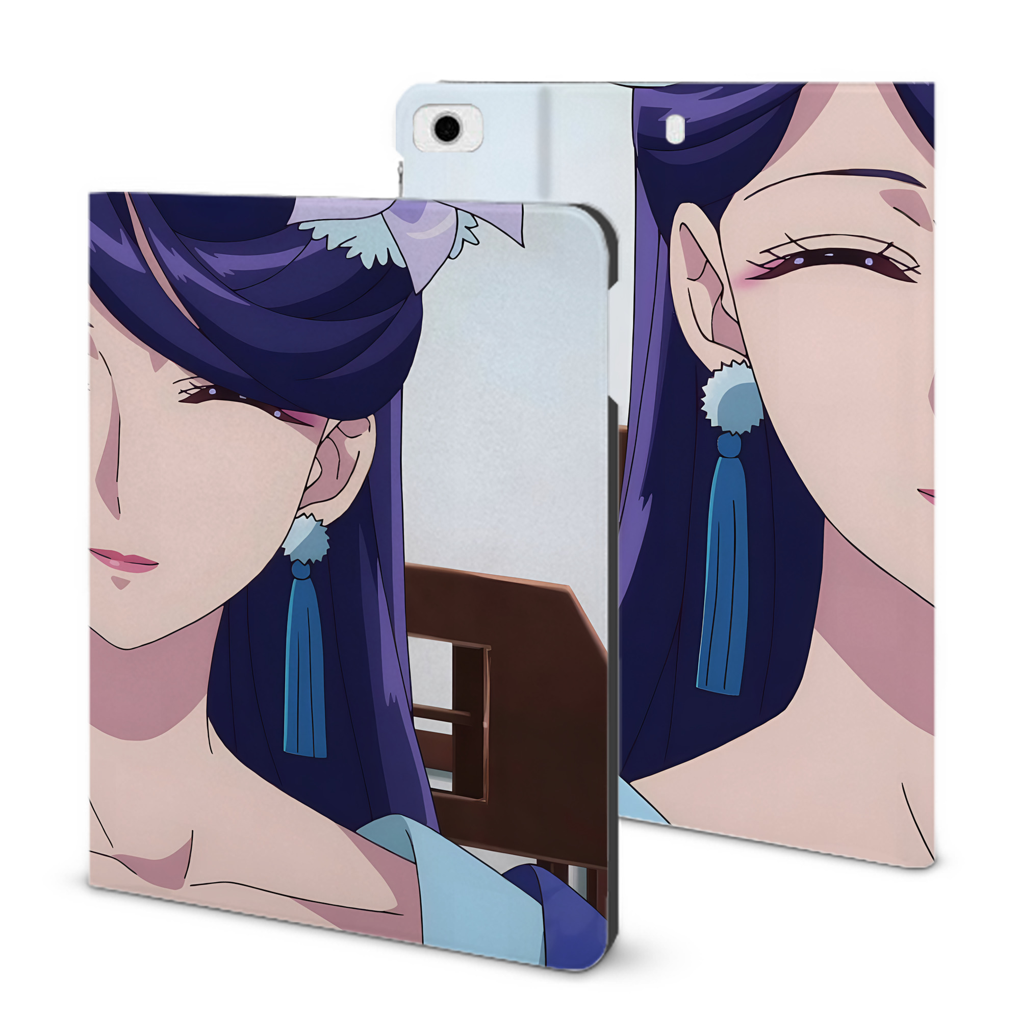 （画像用） 薬屋のひとりごと The Apothecary Diaries IPad ケース ブック型 PUレザー TPU 耐衝撃 軽量 薄型 ペン収納なし 全面保護 IPad 各モデル対応